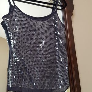 Blue/ Grey sequence cami